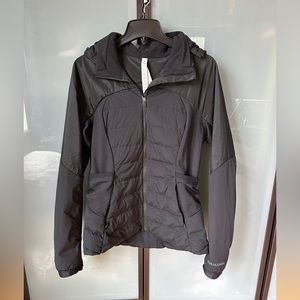 Lululemon Down For It All Jacket, Black, Size 10